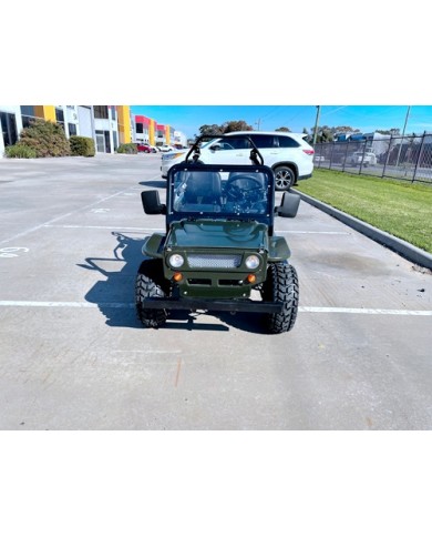 150cc Mini Willy Jeep Replica 2WD Semi Auto Golf Cart Twin Seat Kids Adults