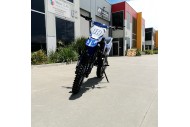 125CC PIT MOTOR DIRT BIKE TRAIL MOTOCROSS PRO KICK START 14/17 BIG WHEEL BLUE