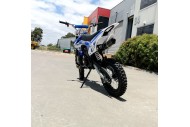 125CC PIT MOTOR DIRT BIKE TRAIL MOTOCROSS PRO KICK START 14/17 BIG WHEEL BLUE