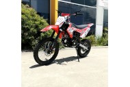 125CC PIT MOTOR DIRT BIKE TRAIL MOTOCROSS PRO ELECTRIC START 14/17 BIG WHEEL RED