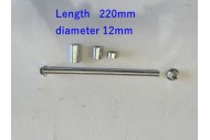 12mm 220mm + 3 Spacers Front Back Rear Axle 70cc 90cc PIT PRO Trail Dirt Bike