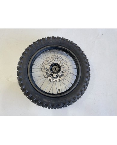 15mm  90/100-14 14" Inch Rear Wheel Rim Disc Sprocket Knobby Tyre  Dirt Bike