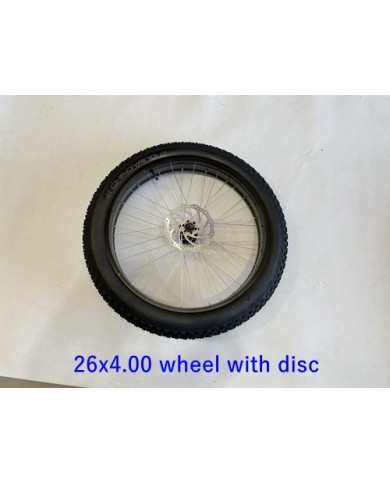 Motorised Drift Trike front Fat 26 inch Wheel 26x4.0 26 inch front wheel huffy