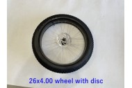 Motorised Drift Trike front Fat 26 inch Wheel 26x4.0 26 inch front wheel huffy