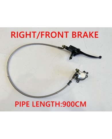 Hydraulic Disc Brake Caliper System+ Pad Right Handle Brake Dirt Bike Pit Pro