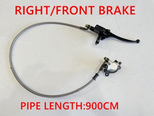 Hydraulic Disc Brake Caliper System+ Pad Right Handle Brake Dirt Bike Pit Pro