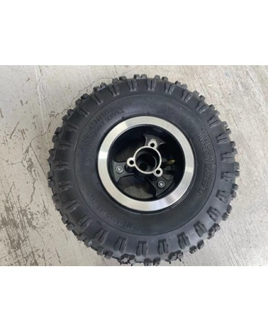 4.10- 4" 4  Inch Rear Wheel Rim + Tyre Tire 49cc Mini Quad Bike ATV Buggy 12mm rear wheel