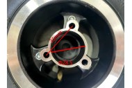 4.10- 4" 4  Inch Rear Wheel Rim + Tyre Tire 49cc Mini Quad Bike ATV Buggy 12mm rear wheel
