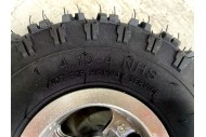 4.10- 4" 4  Inch Rear Wheel Rim + Tyre Tire 49cc Mini Quad Bike ATV Buggy 12mm rear wheel