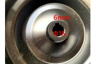 13x5.00-6  6 Inch Wheel Rim+Tyre Tire 49cc Mini Quad Bike ATV Buggy 15mm Front