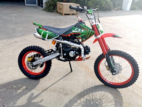 2017 BIGFOOT 125CC PIT MOTOR DIRT BIKE TRAIL MOTOCROSS TERRAIN PRO KICK START BLACK