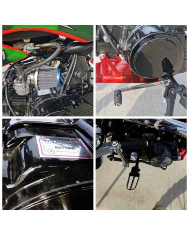 2017 BIGFOOT 125CC PIT MOTOR DIRT BIKE TRAIL MOTOCROSS TERRAIN PRO KICK START BLACK