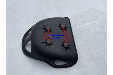 Seat Plastic Pad Holder fit Drift Trike Go Kart Scooter With 4 mounting bolts