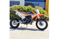 110cc Dirt Bike Trail Pit Bike Motor Electric Start Manual Junior Bike Kid Orange