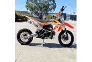 110cc Dirt Bike Trail Pit Bike Motor Electric Start Manual Junior Bike Kid Orange
