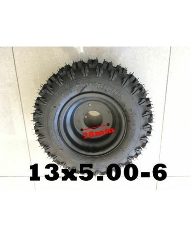 13x5.00-6 6" inch Wheel Rim + Tyre Tire 3 Stud Go Kart Trike Quad ATV Buggy