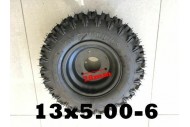 13x5.00-6 6" inch Wheel Rim + Tyre Tire 3 Stud Go Kart Trike Quad ATV Buggy