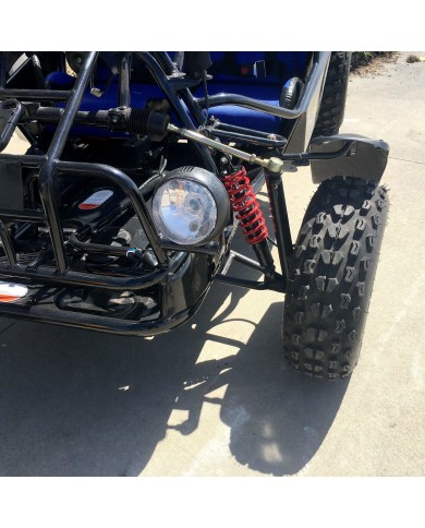 Headlight Head Lamp High Low Beam Utility Vehicle ATV Gokart Quad Buggy 4-pin