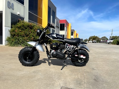 MB200 TrailMaster Hurricane 200X Mini Bike Coleman Full sized Kids Adults Bike BLACK