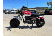 MB200 TrailMaster Hurricane 200X Mini Bike Coleman Full sized Kids Adults Bike RED