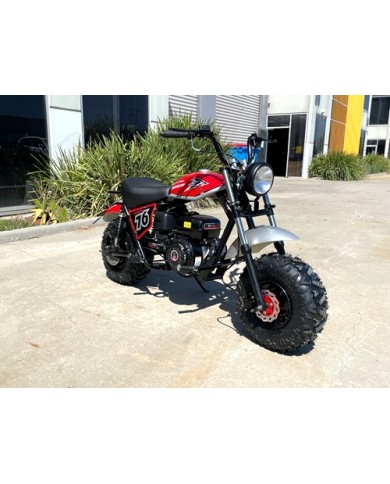 MB200 TrailMaster Hurricane 200X Mini Bike Coleman Full sized Kids Adults Bike RED