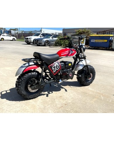 MB200 TrailMaster Hurricane 200X Mini Bike Coleman Full sized Kids Adults Bike RED