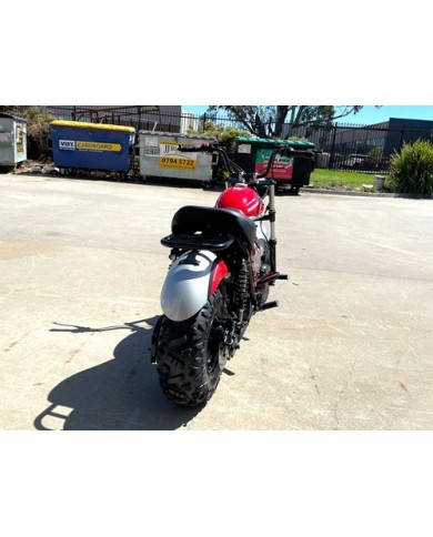 MB200 TrailMaster Hurricane 200X Mini Bike Coleman Full sized Kids Adults Bike RED