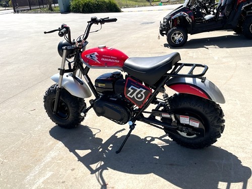 MB200 TrailMaster Hurricane 200X Mini Bike Coleman Full sized Kids Adults Bike RED