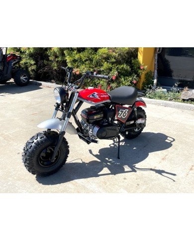 MB200 TrailMaster Hurricane 200X Mini Bike Coleman Full sized Kids Adults Bike RED