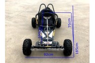 200cc 6.5HP Go Kart Wet Clutch Dune Buggy ATV Quad 4 Stroke Adult/Teen/Kid Sizes  BLUE