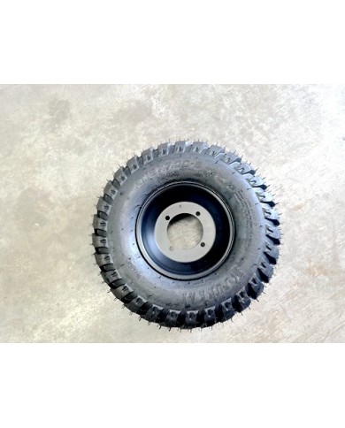 8 inch Wheel Rim Tyre Quad ATV Buggy Gokart 4 Stud Complete Wheel AT 18 X 7.00-8