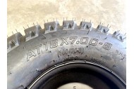8 inch Wheel Rim Tyre Quad ATV Buggy Gokart 4 Stud Complete Wheel AT 18 X 7.00-8