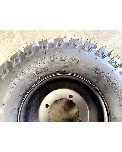 8 inch Wheel Rim Tyre Quad ATV Buggy Gokart 4 Stud Complete Wheel AT 18 X 7.00-8