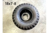 8 inch Wheel Rim Tyre Quad ATV Buggy Gokart 4 Stud Complete Wheel AT 18 X 7.00-8