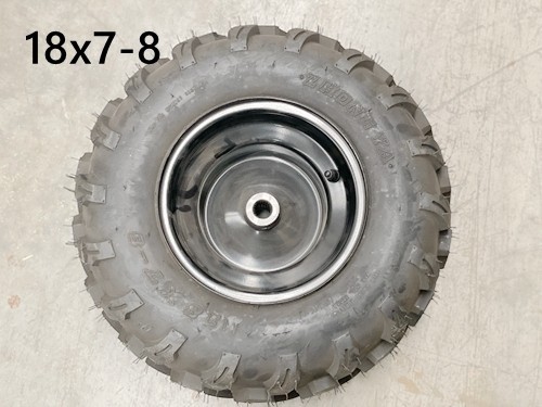 8 inch Complete Wheel Rim Tyre Quad ATV Buggy Gokart 20mm 20 Splines 18x7-8
