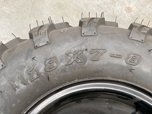 8 inch Complete Wheel Rim Tyre Quad ATV Buggy Gokart 20mm 20 Splines 18x7-8