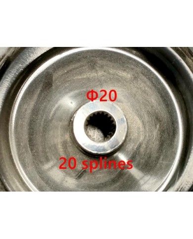 8 inch Complete Wheel Rim Tyre Quad ATV Buggy Gokart 20mm 20 Splines 18x7-8
