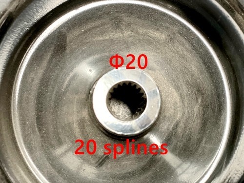 8 inch Complete Wheel Rim Tyre Quad ATV Buggy Gokart 20mm 20 Splines 18x7-8