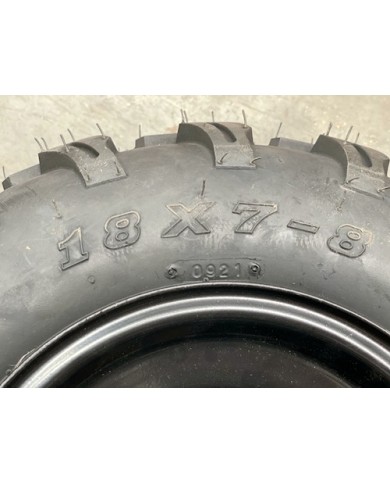 8 inch Complete Wheel Rim Tyre Quad ATV Buggy Gokart 20mm 20 Splines 18x7-8