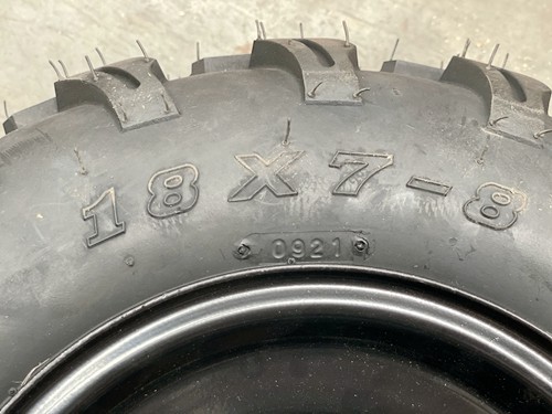 8 inch Complete Wheel Rim Tyre Quad ATV Buggy Gokart 20mm 20 Splines 18x7-8