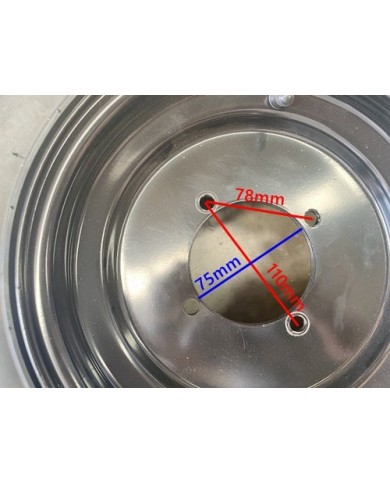 10 inch Complete Wheel Steel Rim Tyre Quad ATV Buggy Gokart 4 Stud AT21x7-10