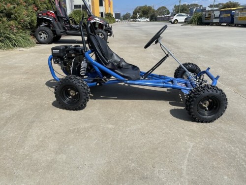 200cc 6.5HP Go Kart Wet Clutch Dune Buggy ATV Quad 4 Stroke Adult/Teen/Kid Sizes  BLUE