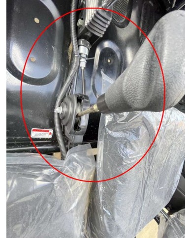 Handle bar for gear shift for buggy quad utv