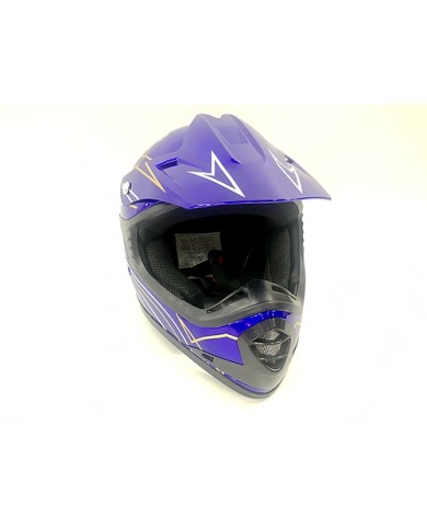 OFFROAD HELMET KIDS QUAD MOTOR BIKE QUAD ATV KART BUGGY AUSTRALIAN STANDARD BLUE