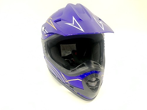 OFFROAD HELMET KIDS QUAD MOTOR BIKE QUAD ATV KART BUGGY AUSTRALIAN STANDARD BLUE