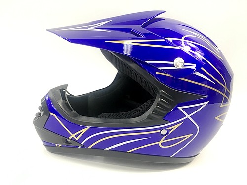 OFFROAD HELMET KIDS QUAD MOTOR BIKE QUAD ATV KART BUGGY AUSTRALIAN STANDARD BLUE