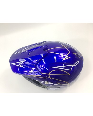 OFFROAD HELMET KIDS QUAD MOTOR BIKE QUAD ATV KART BUGGY AUSTRALIAN STANDARD BLUE