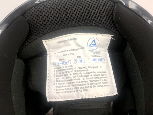 OFFROAD HELMET KIDS QUAD MOTOR BIKE QUAD ATV KART BUGGY AUSTRALIAN STANDARD BLUE