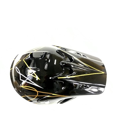 BLACK HELMET ADULT MOTOR BIKE QUAD ATV KART BUGGY AUSTRALIAN STANDARD OFFROAD