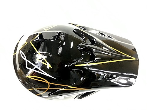 BLACK HELMET ADULT MOTOR BIKE QUAD ATV KART BUGGY AUSTRALIAN STANDARD OFFROAD
